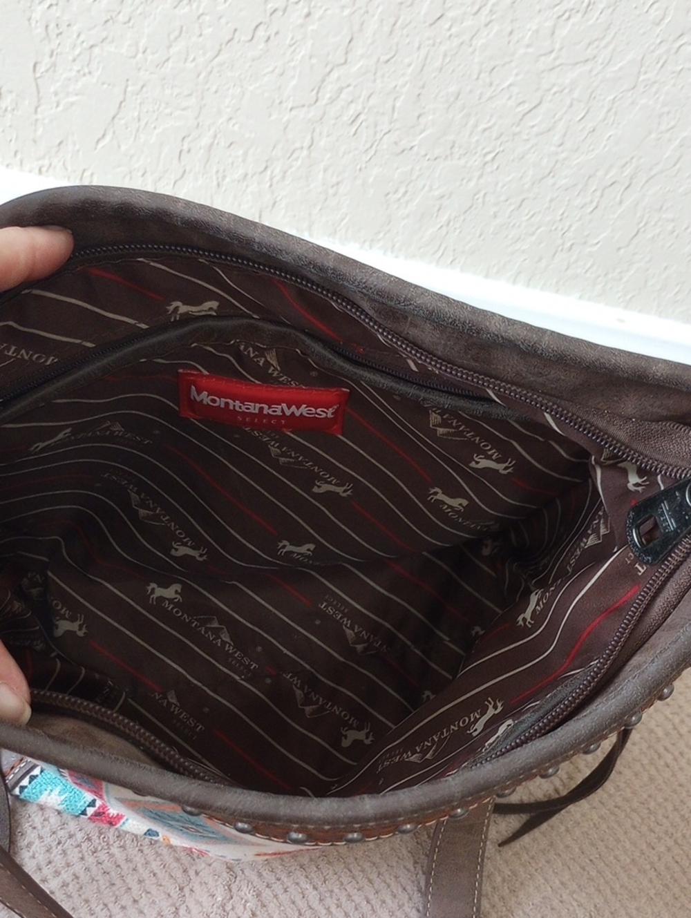 Montana West Southwestern Aztec Shoulder Bag - Picture 4 of 10